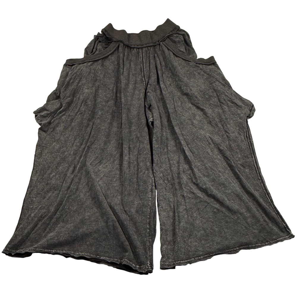 Oli & Hali Mineral Washed Side Pockets Jetty Harem Pants Women Small Gray BP0006